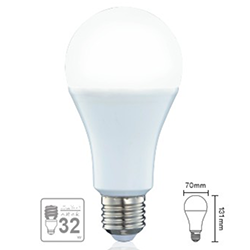 16W全電壓大廣角球泡燈(暖白) LED-E2716DR3