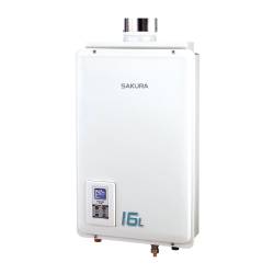 16L 供排平衡智能恆溫熱水器(浴室、櫥櫃專用) SH1680