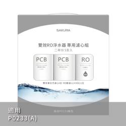 雙效RO淨水器專用濾心5支入(400G二年份) F2195